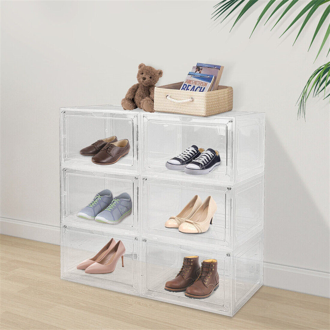 Transparent Shoe Storage Boxes