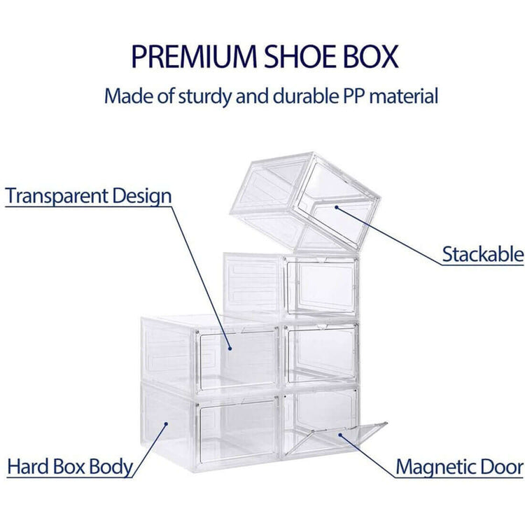 Transparent Shoe Storage Boxes