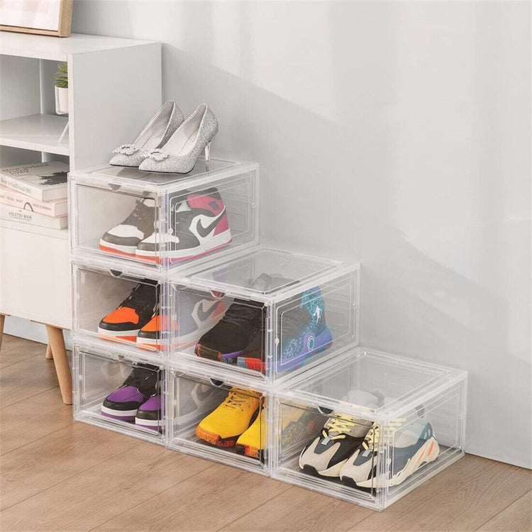 Transparent Shoe Storage Boxes