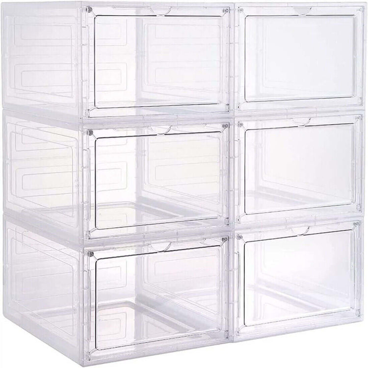 Transparent Shoe Storage Boxes
