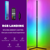 10W RGB LED Corner Floor Lamp