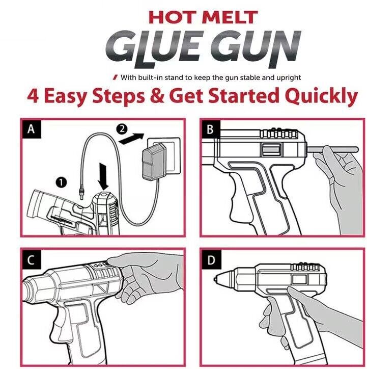 Electric Trigger Hot Glue Gun
