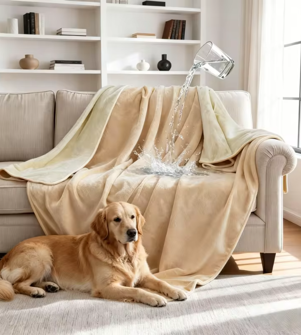 Manta Impermeable para Cama y Sofá