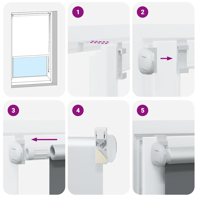  Blackout Roller Blind – Light Blocking Window Shade for Home & Office