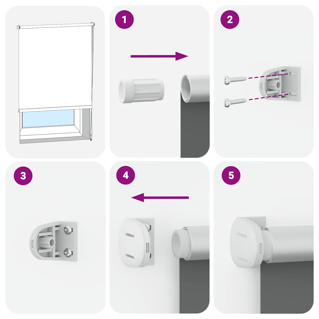  Blackout Roller Blind – Light Blocking Window Shade for Home & Office