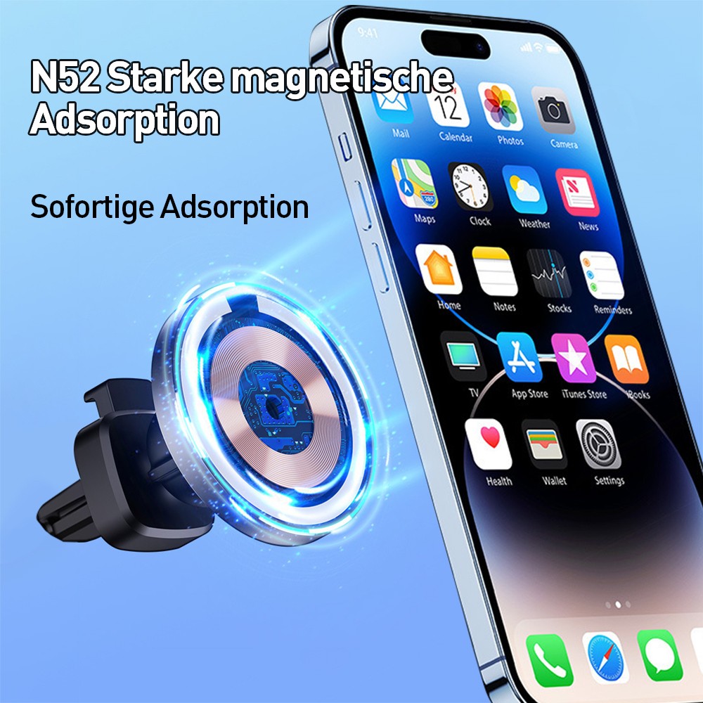 15W Magnetic Wireless Car Charger